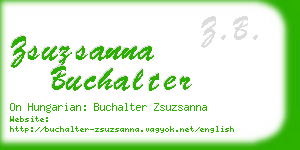 zsuzsanna buchalter business card